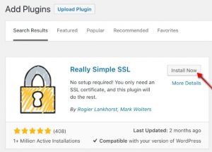 cài đặt Plugin Really Simple SSL