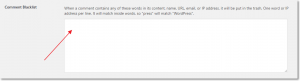 block ip comment spam trên wordpress