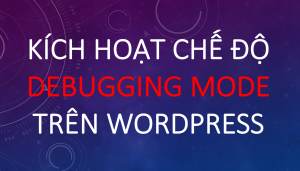 kich hoat che do debugging mode tren wordpress