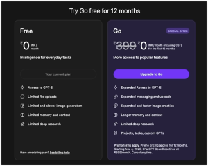 Hướng Dẫn Đăng Ký ChatGPT Go Free 1 Năm